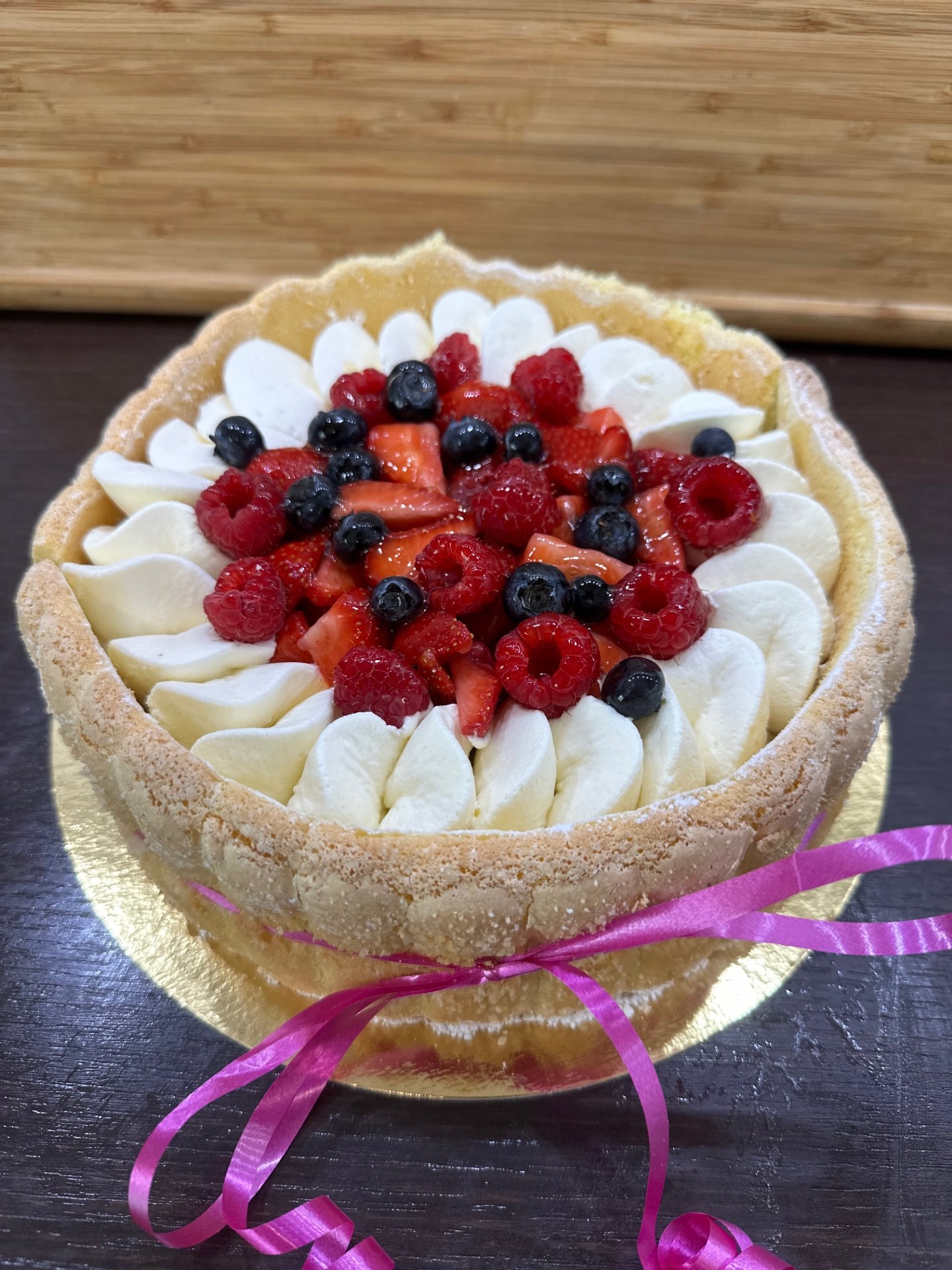 Charlotte aux fruits rouges